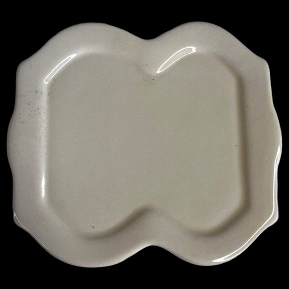 Restoration Hardware Tea Set Teapot Creamer On Tray Ceramic Tea For Two 2001 - Picture 11 of 12